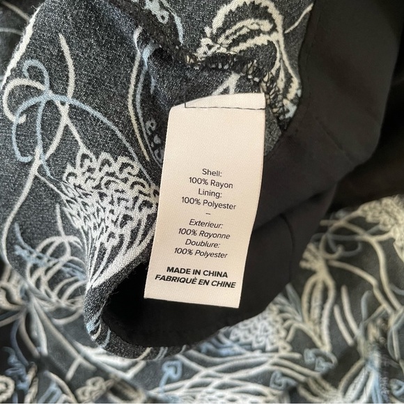 Cinq A Sept Size 4 Black Blue Button V-Neck Maxi Lisette Dress Size 2 - Picture 10 of 11